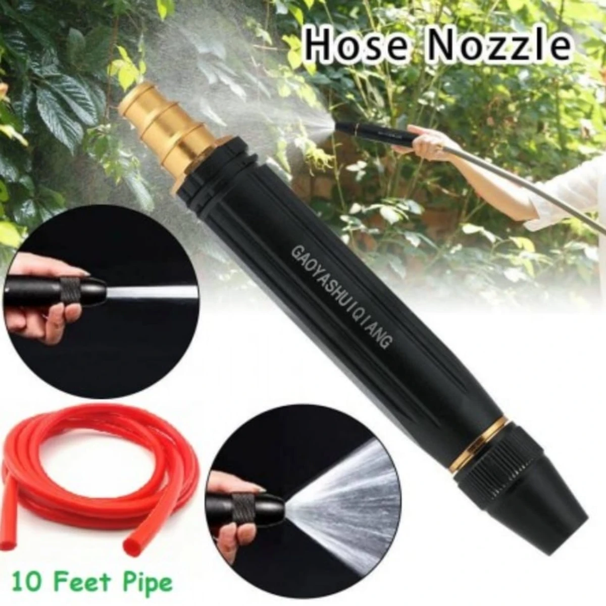 High Pressure  Water Booster Nozzle with 10 fit pipe