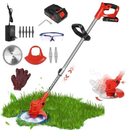 Cordless Grass String Trimmer Electric Lawn Mower